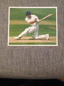 Original Press Photograph HandSigned Cricket Allan Lamb Northamptonshire England - Picture 1 of 3