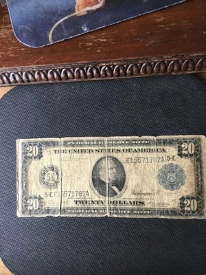 20.00 dollar bill series 1914 - Image 1 of 4