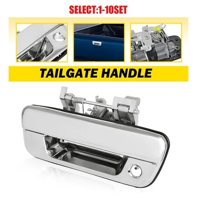 Manija cromada del portón trasero para Chevrolet Colorado GMC Canyon 04-12 con agujero 1-10 Foto 1 de 4