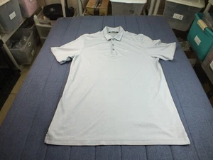Travis Mathew Polo Shirt Mens XL Gray Performance Golf Casual Short Sleeve Logo - Picture 1 of 12