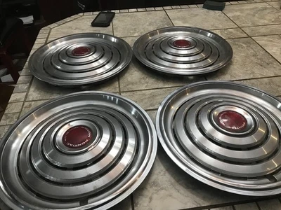 1968 1969 1970 Pontiac Grand Prix Firebird GTO 14" Hubcaps Wheel Cover Hub Cap - Image 1 of 4