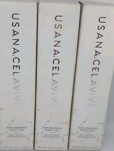 Usana Celavive Replenishing Night Gel 3 x .9 oz sealed boxes - Picture 1 of 3