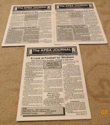 1994 APBA Football cards 196 EXTRA players rookies Journal NFL Baseball Hockey - Image 1 of 4