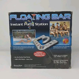 Schwimmende Poolbar: Instant Party Station, von Excalibur - Einzelhandel für 350 $ Neu im Karton - Bild 1 von 7