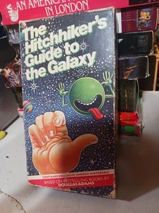The Hitchhiker’s Guide To The Galaxy VHS 1993 RARE Simon Jones CBS/FOX BBC Film - Bild 1 von 4