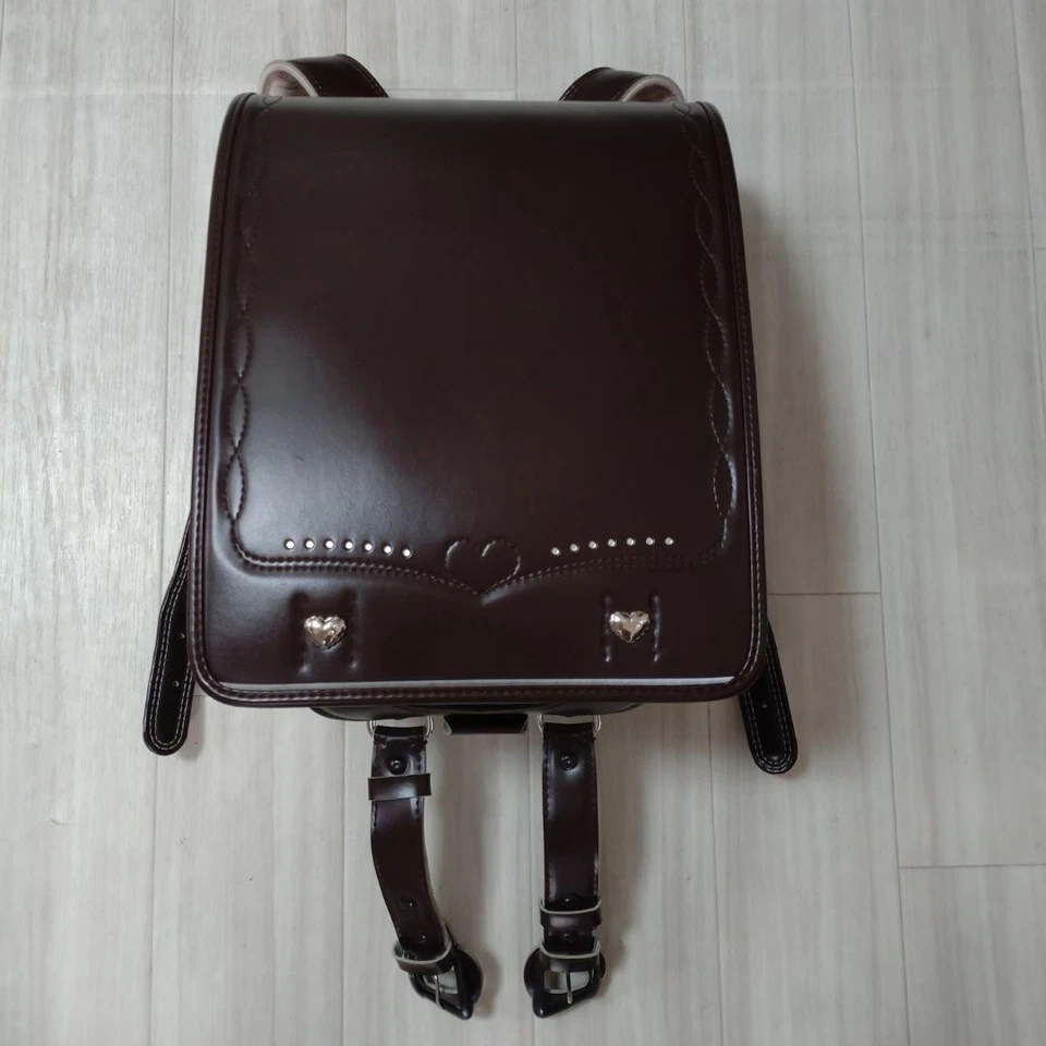 Randoseru 日本书包 儿童 女孩 背包 深棕色 日本 #MUR14 — 第 1/4 张图片