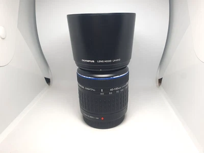 Olympus Zuiko 40-150mm f4-5.6 Telephoto Zoom Lens (FOUR THIRDS mount) w/ Hood - image 1 of 4