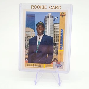 91-92 Upper Deck Dikembe Mutombo Rookie Rc #3 Nuggets Hawks - Bild 1 von 2