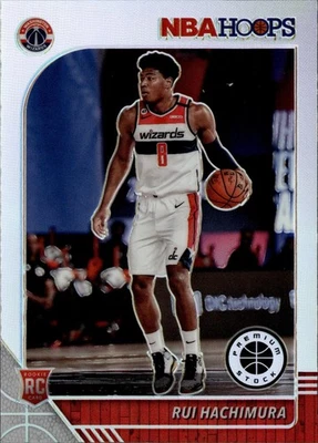 2019-20 Hoops Premium Stock Prizms Silver Rui Hachimura Rookie Card #206 - Image 1 of 2