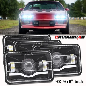 Faros LED 4x6" haz alto/bajo para Chevrolet Camaro Iroc-Z 1982-1992 DRL - Imagen 1 de 9