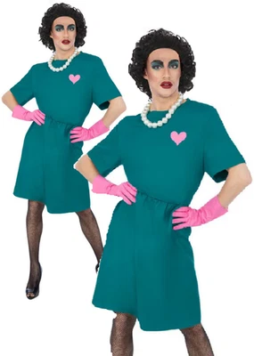 Rocky Horror Show Frank N Furter Quirúrgico Adultos Oficial Vestido Elegante Disfraz Foto 1 de 2