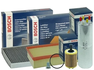 BOSCH VW T5 1,9 2,5 TDI Set Innenraumfilter Luftfilter Ölfilter Kraftstofffilter - Bild 1 von 10