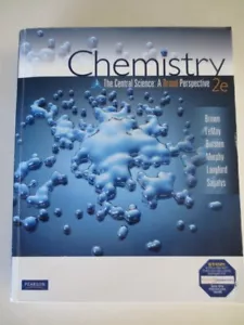 CHEMISTRY THE CENTRAL SCIENCE: A BROAD PERSPECTIVE SECOND ED-BROWN, LEMAY, ET AL - Picture 1 of 19
