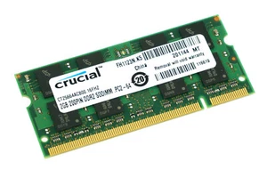 CT25664AC800.16FHZ MT16HTF25664HZ-8900H1 CRUCIAL MICRON 2GB PC2-64000S (CA611) - Picture 1 of 2