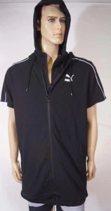 Puma TL31680 Herren schwarz 2 in 1 Xtreme kurzärmelige Jacke Kapuzenpullover Hoodie M - Bild 1 von 3