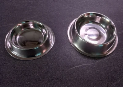 Futternapf Fressnapf Edelstahl für Hund Katze Kaninchen Hasen - Bild 1 von 4