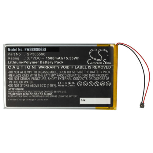 Batterie pour Kobo Aura HD Aura HD N204-KBO-B 1500mAh