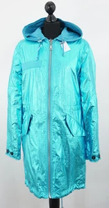 Blonde No.8 Damen Mantel Anorak Wendejacke Callas M 38 blau metallic Kapuze Neu - Bild 1 von 6