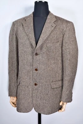 Harris Tweed J.Philipp Fischgrät Blazer Tweed Wolle Sport Mantel Jacke Gr. 56 - Bild 1 von 4