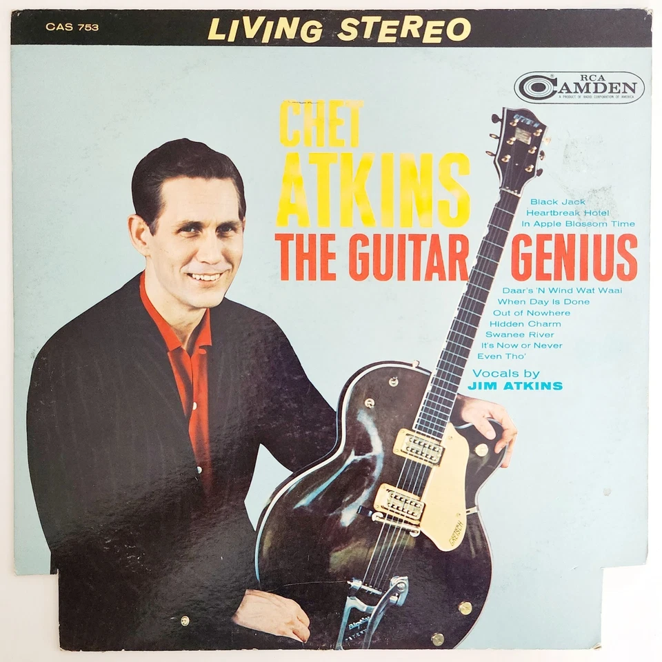 Chet Atkins The Guitar Genius 1963 Album Vinyl Record 33 12" RCA Camden VRD2 - Image 1 of 1