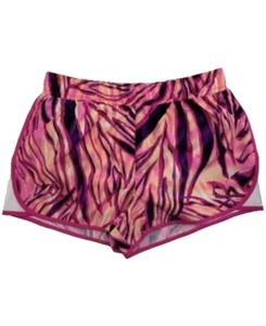 ID IDEOLOGY Big Girl Printed Short Pink w/ Zebra Stripe Size M (10/12) - Picture 1 of 2