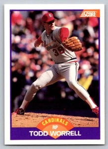1989 Score #265 Todd Worrell St. Louis Cardinals - Picture 1 of 2