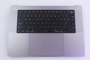OEM A2485 Apple Palmrest Keyboard for MacBook Pro 2021 Space Gray Battery B- - Afbeelding 1 van 6