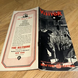 Mar 1938 THE NEW YORK VISITOR from THE NEW YORK CENTRAL SYSTEM Railroad 40 pages - Picture 1 of 13