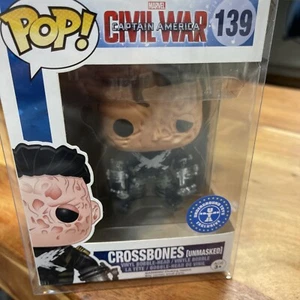 Crossbones Unmasked Captain America Civil War POP! Marvel #139 Vinyl Figur Funko - Bild 1 von 5
