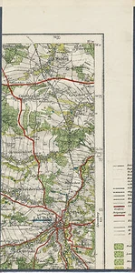PL Lauban Waldau Schreibersdorf 1928 tarjeta parcial/Ln. Lubań Pisarzowice Wycroty  - Imagen 1 de 1