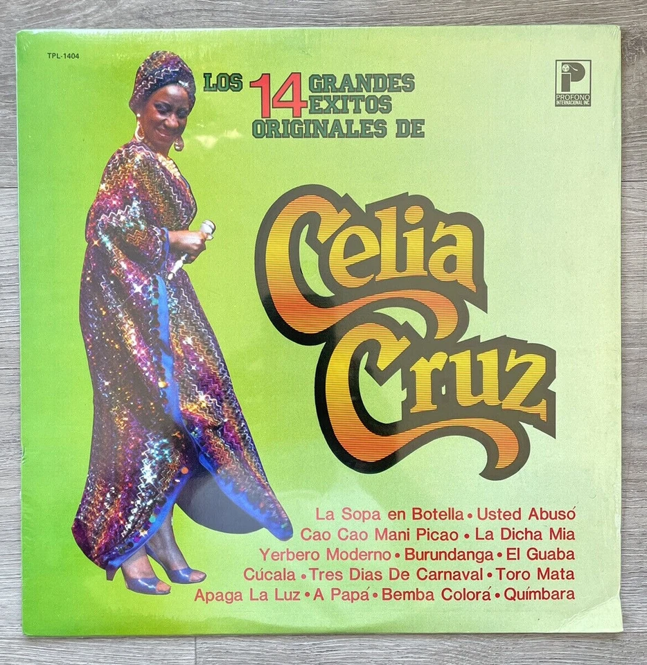 Celia Cruz : 14 Grandes Exitos Originales! Vinyl LP  1984 Pressing. New! Sealed! - Image 1 of 1