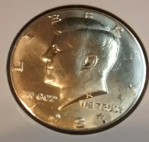 1987 Kennedy D Half Dollar - BU from Mint Sets Cover