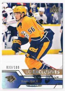 2016-17 UPPER DECK UD EXCLUSIVES KEVIN FIALA NASHVILLE PREDATORS #354