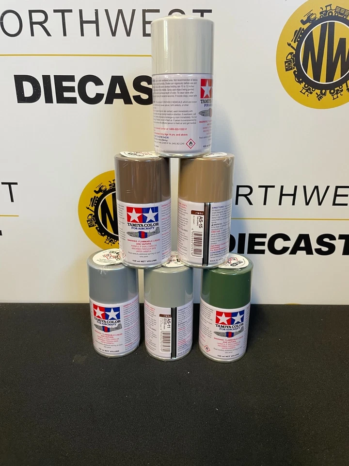 TAMIYA COLOR AS Acrylic Aircraft 100ml MODEL SPRAY PAINT AS2-AS32 SEALED - Image 1 of 1