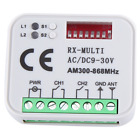 Universal RX Multi Frequency 300-868MHz Receiver 2CH 12V 24V Relay Module7338