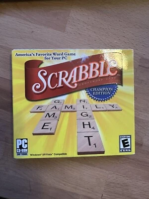 SCRABBLE Game Champion Edition Crossword PC CD-ROM Software Disc Only - Image 1 of 3