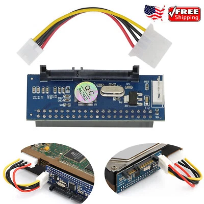 3.5" HDD IDE to Serial ATA SATA Adapter Parallel to Serial Hard Drive Convertor - Image 1 of 4