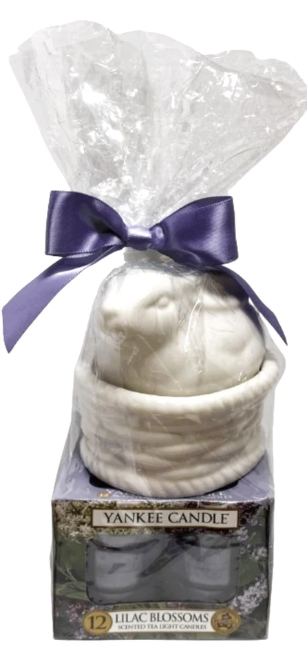 Yankee Candle LILAC BLOSSOMS Luces de Té con Soporte de 2 Piezas PASCUA ~ ENVÍO GRATUITO Foto 1 de 4