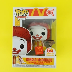 NIB Ronald McDonald Diamond Collection #85 Australian Exclusive Funko Pop Vinyl - Picture 1 of 6