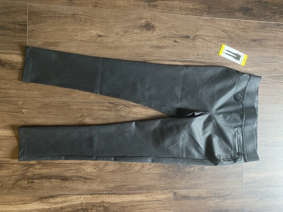 DKNY Gray Diamond Mid Rise Knit Ponte Pants S Small Womens