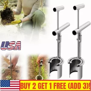 Plant and Fruit Tree Seedling Transplanter, Stainless Steel Garden Planting Tool - Picture 1 of 13