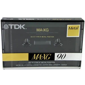 TDK MA-XG 90 Metal Type IV Blank Audio Recording Cassette Tape Brand ( 1990) New - Picture 1 of 8