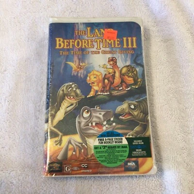 LAND BEFORE TIME III , VHS - NEW! Sealed - Image 1 of 4