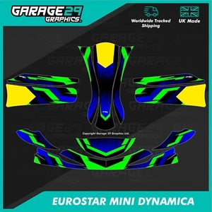 EUROSTAR MINI DYNAMICA KART STICKER KIT - MATRIX - COLOUR 2 - CUSTOMISABLE - Picture 1 of 3