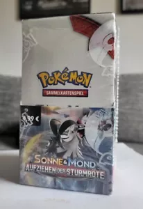 Sonne & Mond Aufziehen der Sturmröte 18er Booster Box Display OVP - Pokemon TCG - Bild 1 von 4