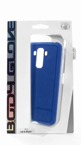 Body Glove Satin Case For LG G Stylo Textured Soft Gel Skin Protection New Blue - Image 1 of 1