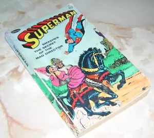 Superman Smashes the Secret of the Mad Director by G. Elrick (1966, Whitman Pbk) - Picture 1 of 1