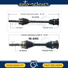 SurTrack Pair Set of 2 Front CV Axle Shafts For Nissan 720 L4 4WD 1983-1986