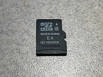 Toyota GPS Navigation Micro SD Card MAP OEM 86271-35014 - Image 1 of 2