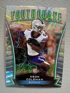 2024 Topps Chrome - Keon Coleman Bills Youthquake Rookie Lazer Refractor #Y-21 - Imagen 1 de 2
